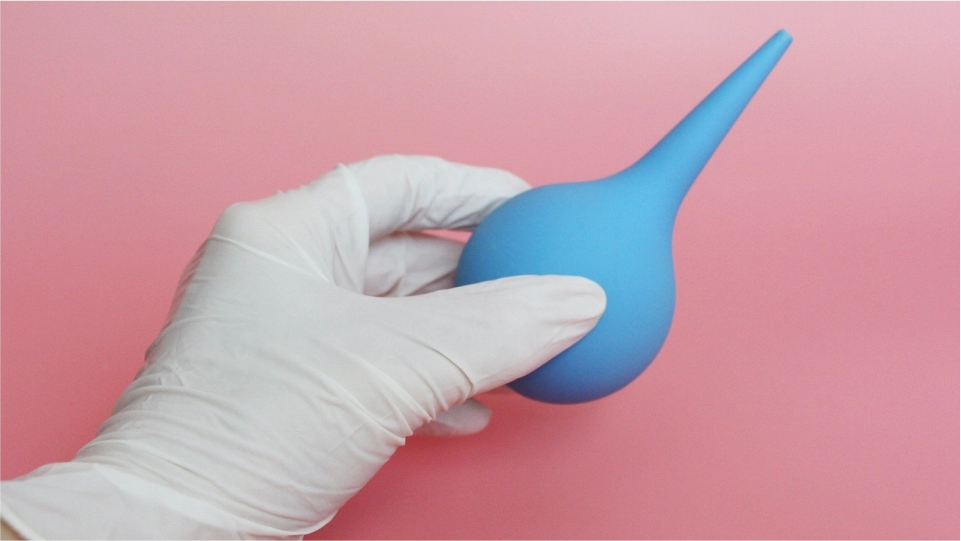 Colocación de enema